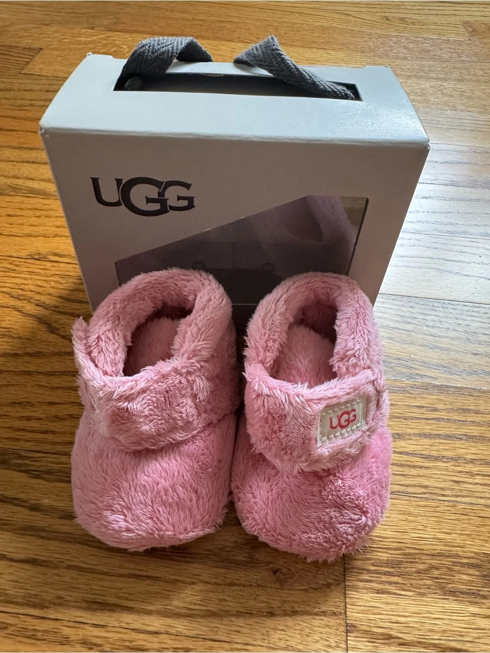 UGG Baby Plush Pink Bootie Slipper